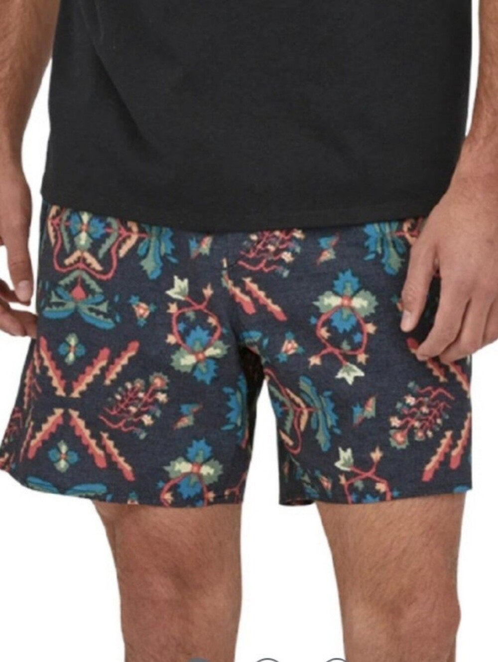 Patagonia Hydropeak Volley Shorts Board Short Forest Floor Ink Black Mens XL NEW